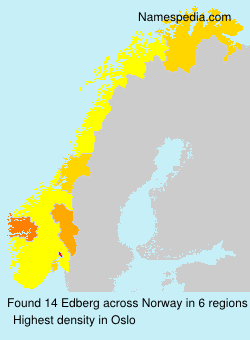 Surname Edberg in Norway Surname Edberg in Norway