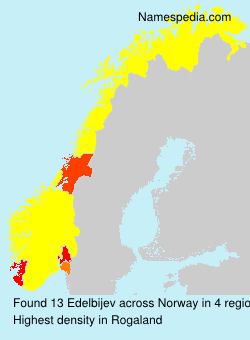 Surname Edelbijev in Norway