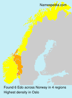 Surname Edo in Norway Surname Edo in Norway