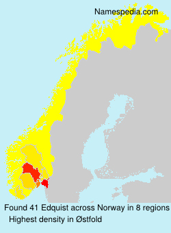 Surname Edquist in Norway