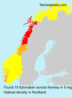 Surname Edvindsen in Norway Surname Edvindsen in Norway
