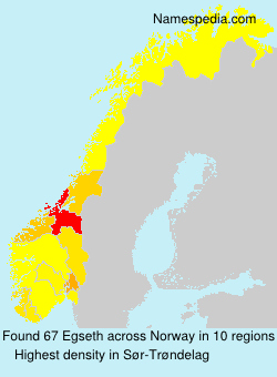 Surname Egseth in Norway Surname Egseth in Norway