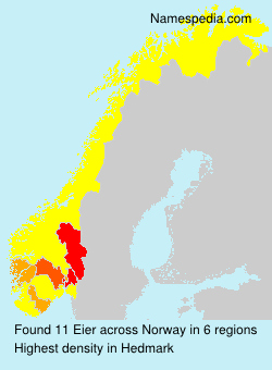 Surname Eier in Norway Surname Eier in Norway