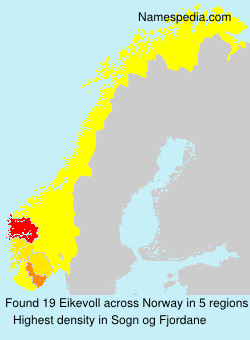 Surname Eikevoll in Norway Surname Eikevoll in Norway