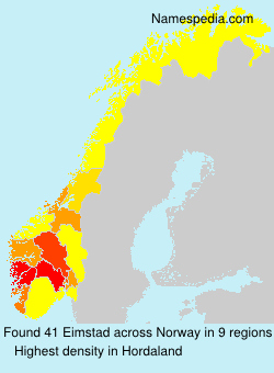Surname Eimstad in Norway Surname Eimstad in Norway