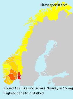 Surname Ekelund in Norway Surname Ekelund in Norway