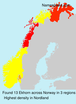 Surname Ekhorn in Norway Surname Ekhorn in Norway