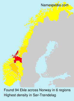 Surname Ekle in Norway Surname Ekle in Norway