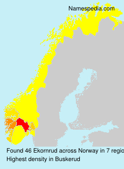 Surname Ekornrud in Norway Surname Ekornrud in Norway