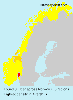 Surname Elger in Norway Surname Elger in Norway