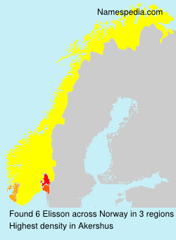 Surname Elisson in Norway Surname Elisson in Norway