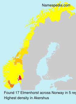 Surname Elmenhorst in Norway Surname Elmenhorst in Norway