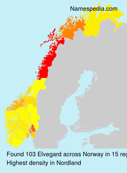 Surname Elvegard in Norway Surname Elvegard in Norway