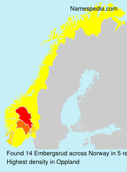 Surname Embergsrud in Norway Surname Embergsrud in Norway