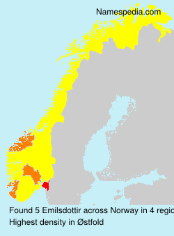 Surname Emilsdottir in Norway Surname Emilsdottir in Norway