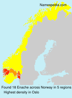 Surname Enache in Norway Surname Enache in Norway