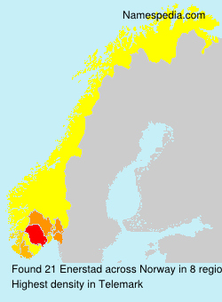 Surname Enerstad in Norway Surname Enerstad in Norway