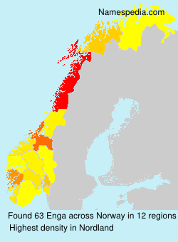 Surname Enga in Norway Surname Enga in Norway