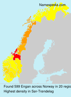 Surname Engan in Norway Surname Engan in Norway