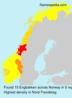 Surname Engbakken in Norway Surname Engbakken in Norway