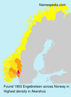 Surname Engebretsen in Norway Surname Engebretsen in Norway