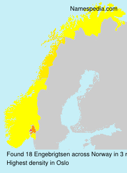 Surname Engebrigtsen in Norway Surname Engebrigtsen in Norway