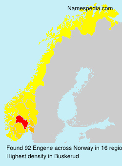 Surname Engene in Norway Surname Engene in Norway