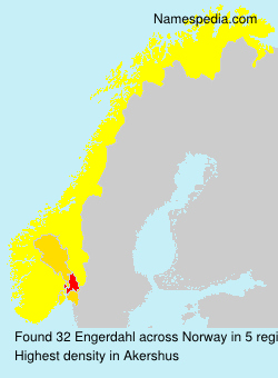 Surname Engerdahl in Norway Surname Engerdahl in Norway