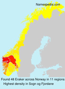 Surname Eraker in Norway Surname Eraker in Norway