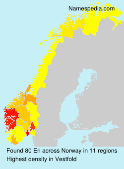 Surname Eri in Norway Surname Eri in Norway
