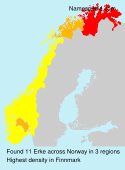 Surname Erke in Norway Surname Erke in Norway