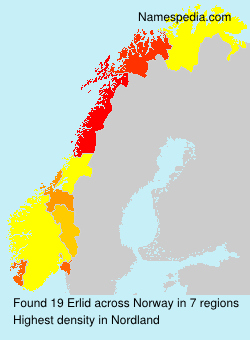 Surname Erlid in Norway Surname Erlid in Norway