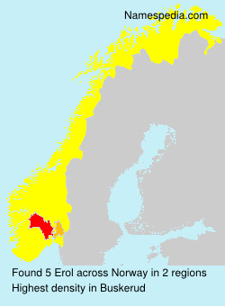 Surname Erol in Norway Surname Erol in Norway