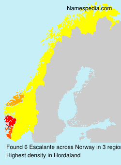 Surname Escalante in Norway