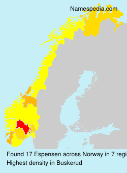 Surname Espensen in Norway Surname Espensen in Norway
