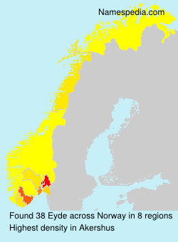 Surname Eyde in Norway