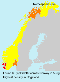 Surname Eyjolfsdottir in Norway