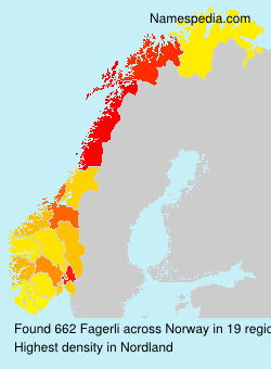 Surname Fagerli in Norway Surname Fagerli in Norway