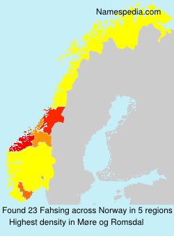 Surname Fahsing in Norway Surname Fahsing in Norway