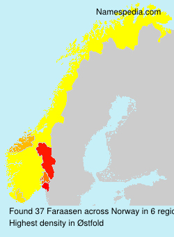 Surname Faraasen in Norway Surname Faraasen in Norway