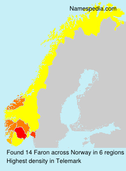 Surname Faron in Norway Surname Faron in Norway