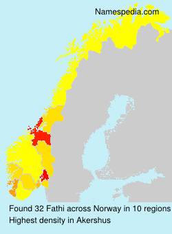 Surname Fathi in Norway Surname Fathi in Norway