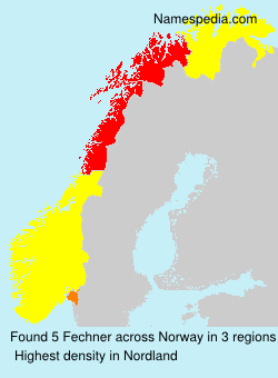Surname Fechner in Norway Surname Fechner in Norway