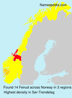 Surname Feirud in Norway Surname Feirud in Norway