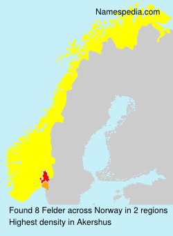 Surname Felder in Norway Surname Felder in Norway