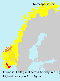Surname Feltstykket in Norway Surname Feltstykket in Norway