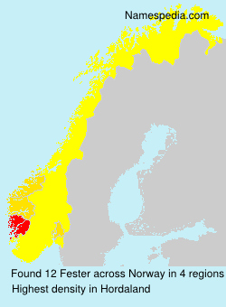 Surname Fester in Norway Surname Fester in Norway
