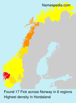 Surname Fick in Norway Surname Fick in Norway
