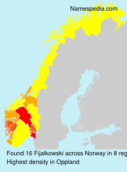 Surname Fijalkowski in Norway Surname Fijalkowski in Norway