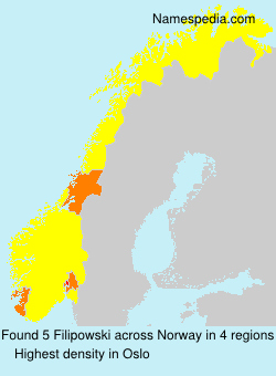 Surname Filipowski in Norway Surname Filipowski in Norway